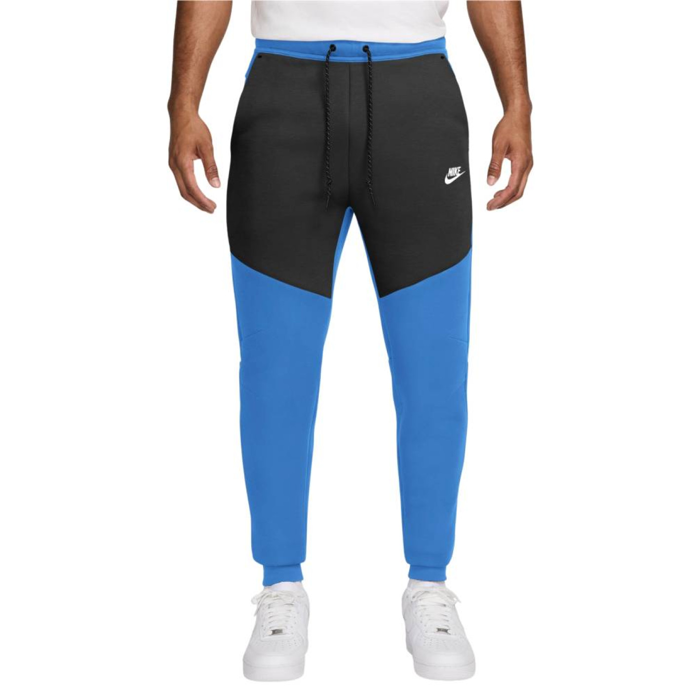 Pantalon de survêtement Nike Tech Fleece Sportswear bleu noir blanc