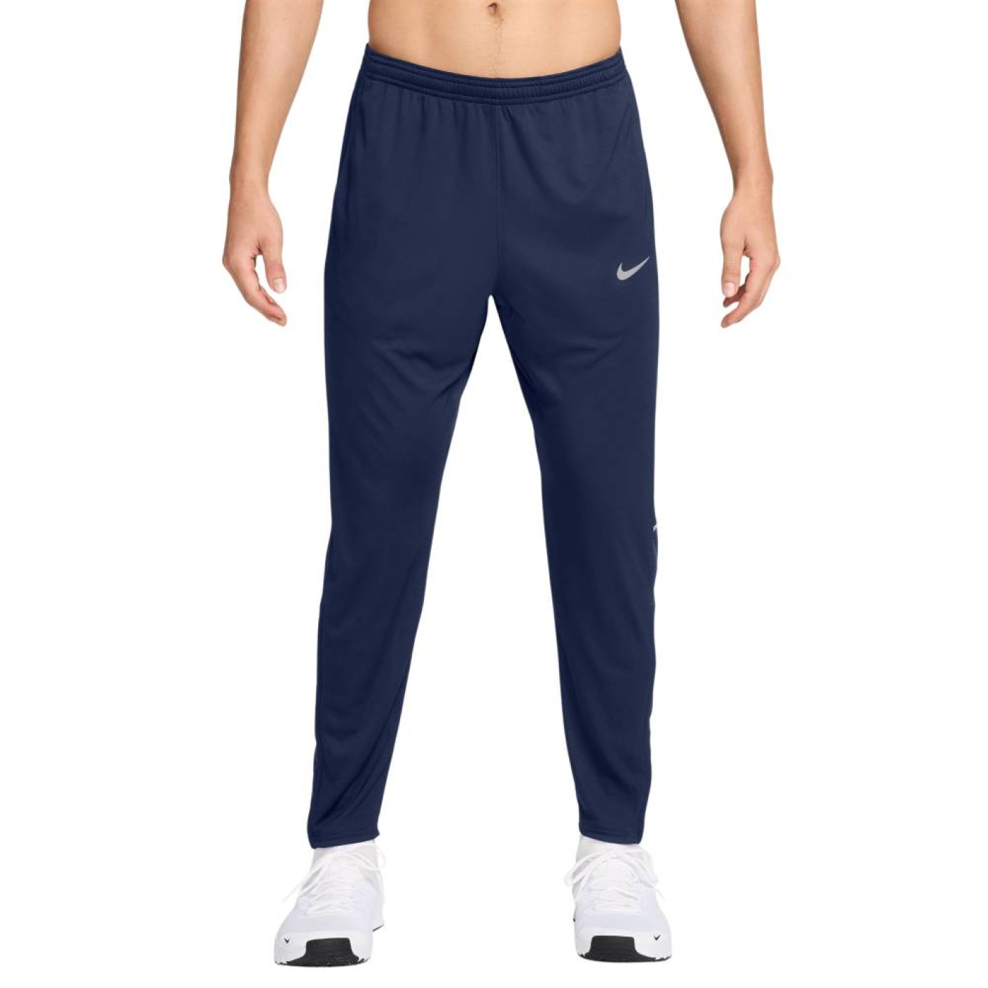Pantalon d'entraînement Nike Miler bleu foncé argenté