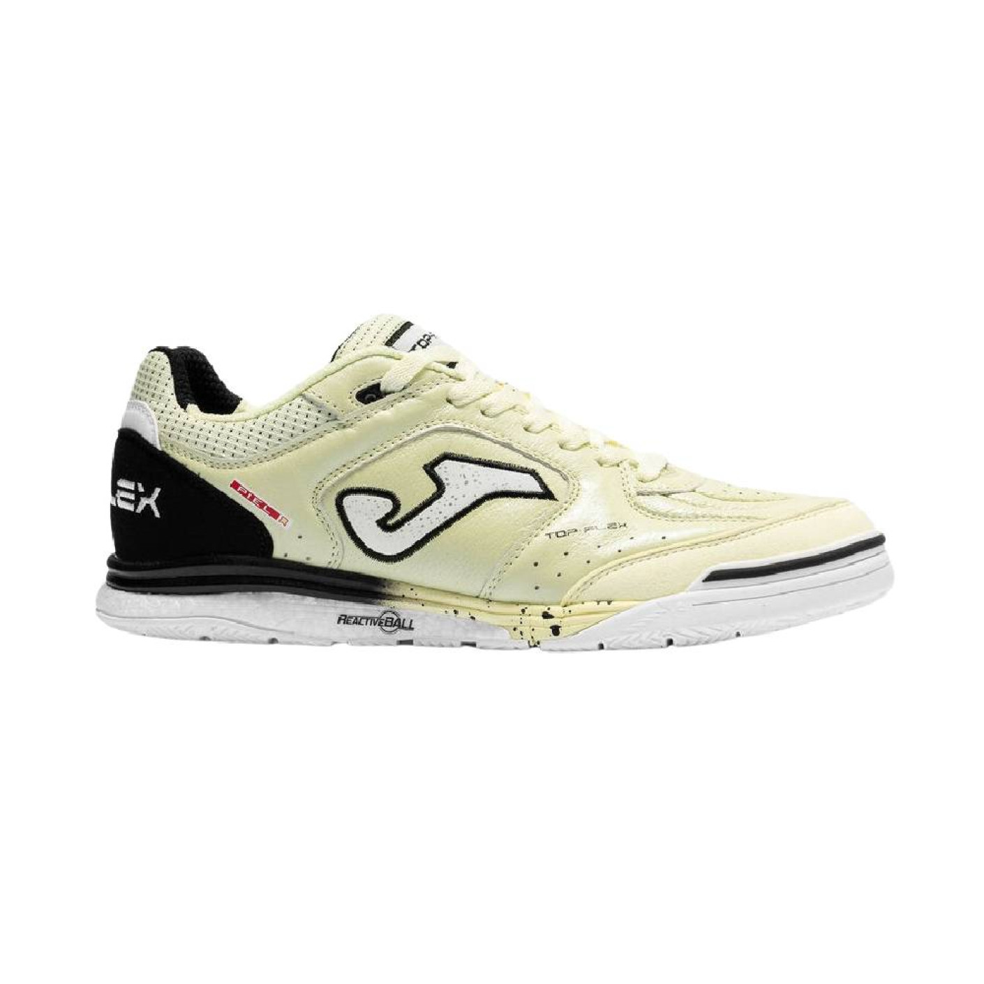 Joma Top Flex Rebound Zaalvoetbalschoenen (IN) Jaune Clair Noir Blanc