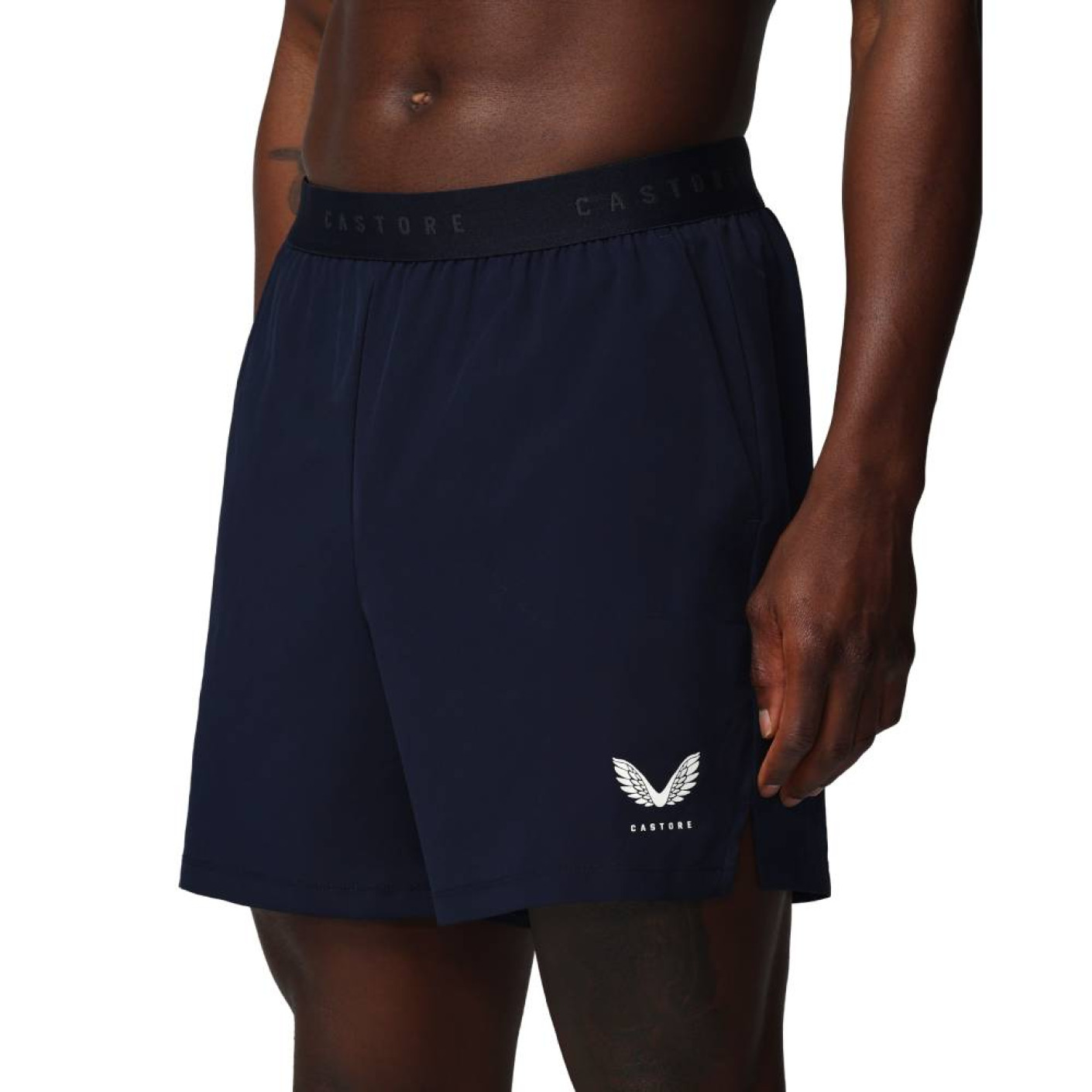 Pantalon d'entraînement Castore Performance bleu foncé blanc