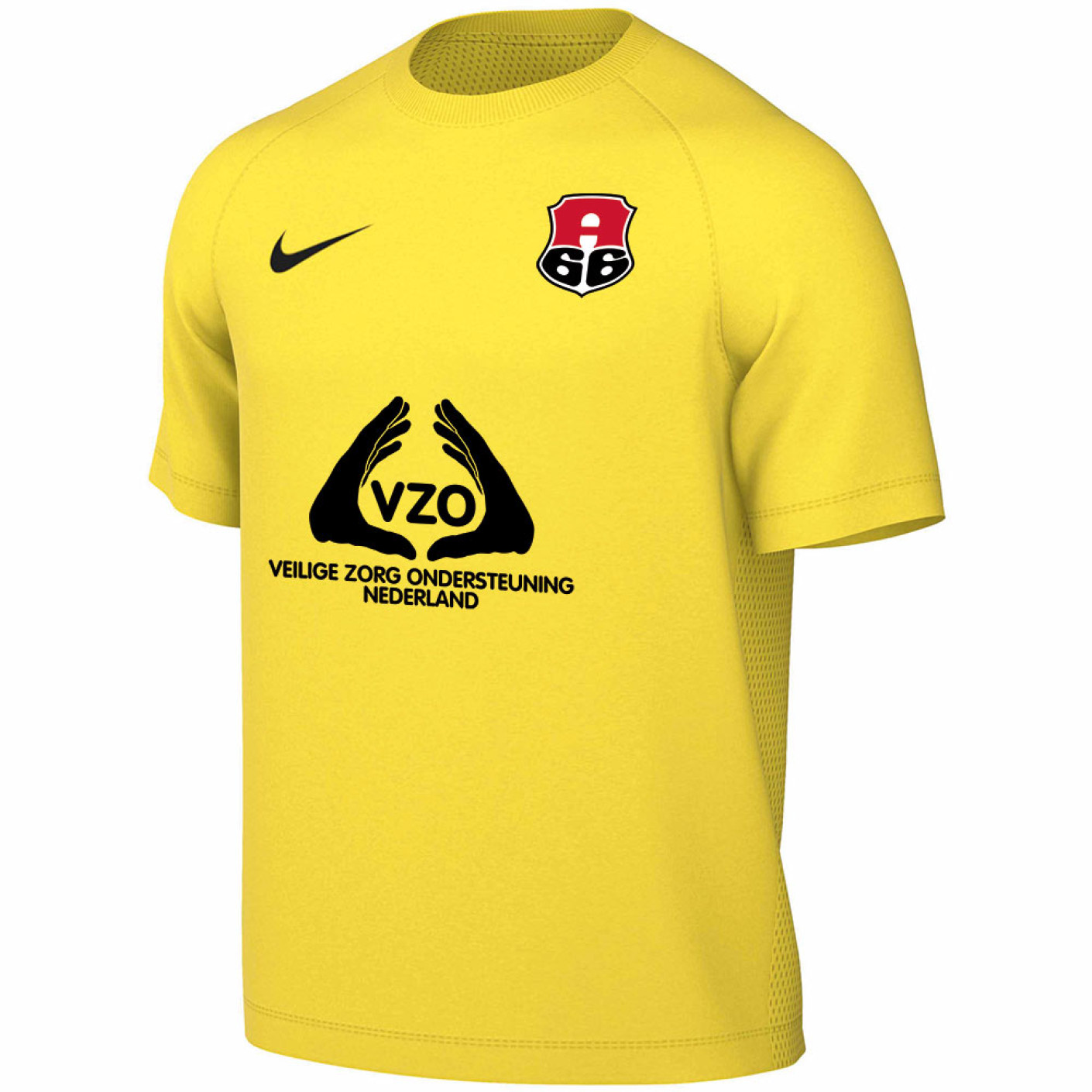 VV Alexandria '66 Keepersshirt Korte Mouwen Senior Geel