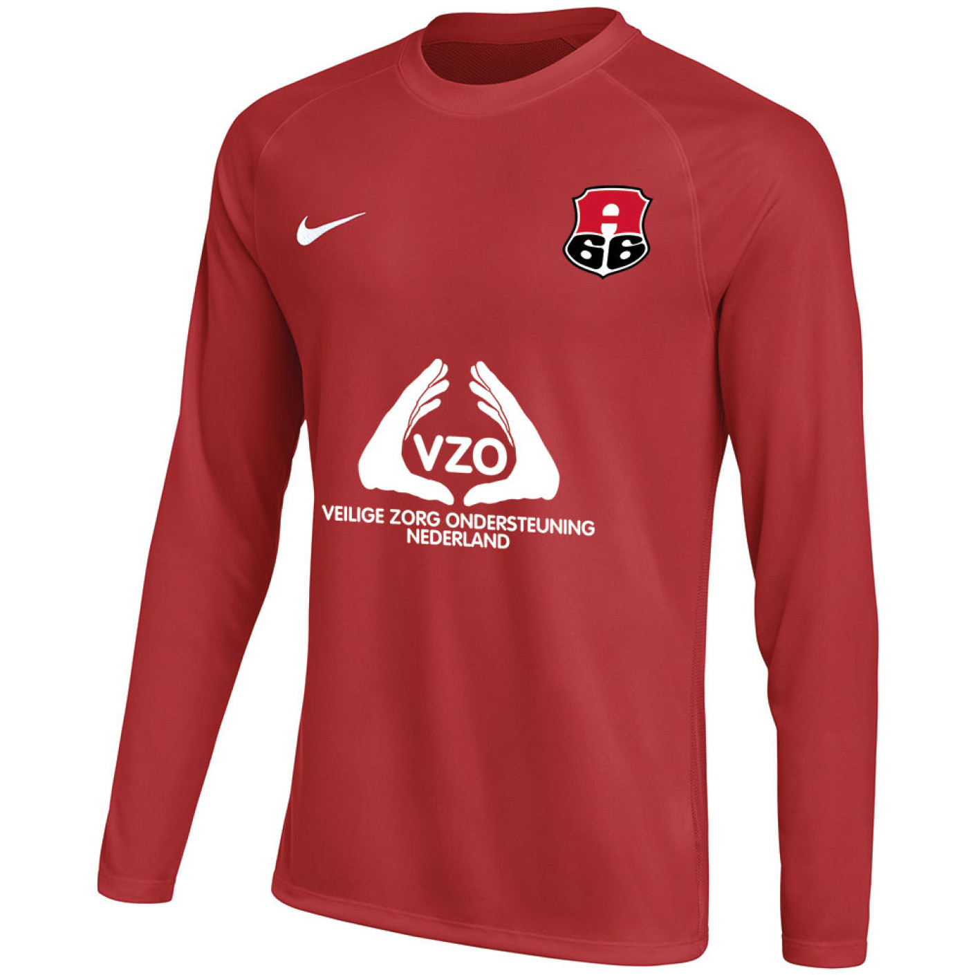 VV Alexandria '66 Thuisshirt Lange Mouwen Senior Rood