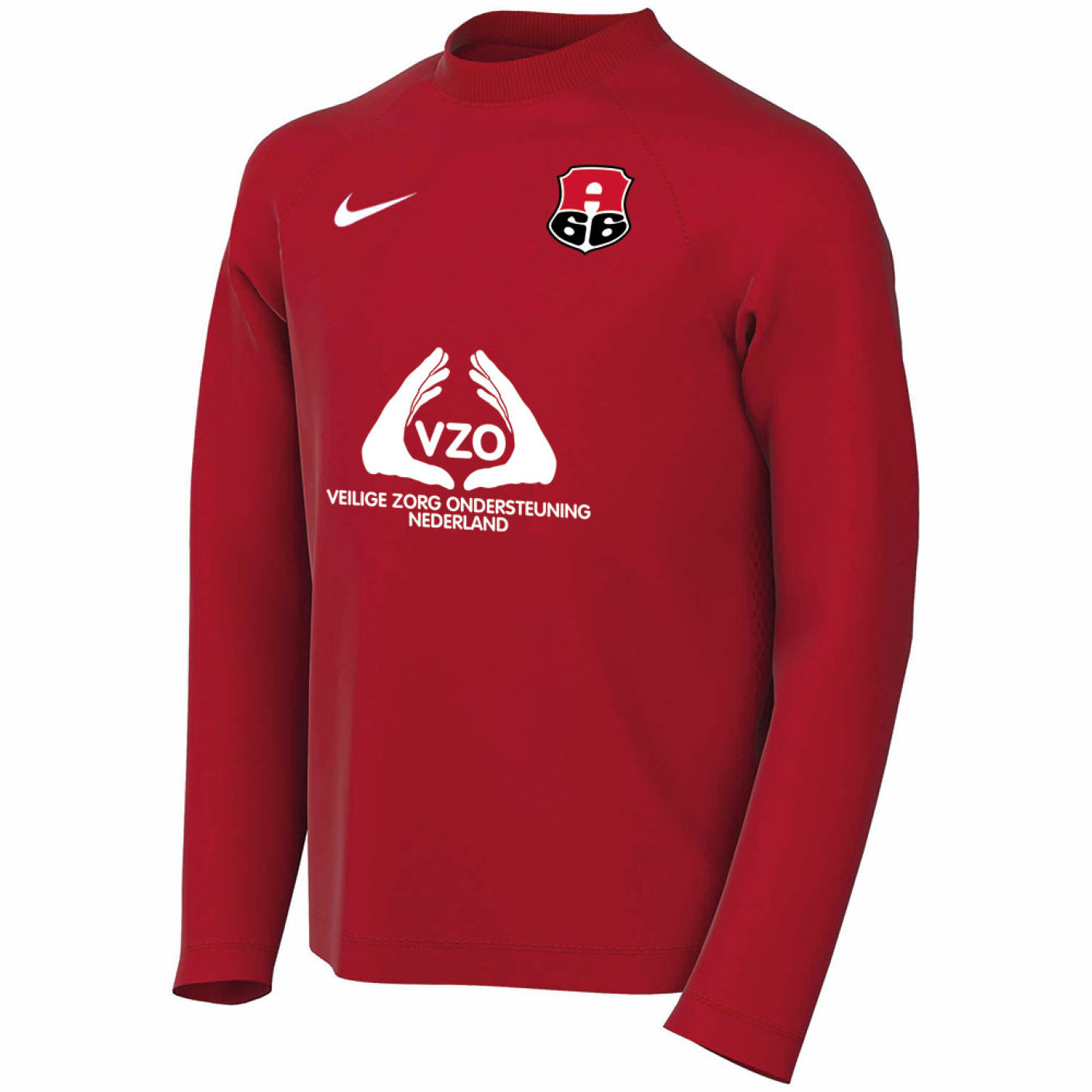 VV Alexandria '66 Thuisshirt Lange Mouwen Junior Rood