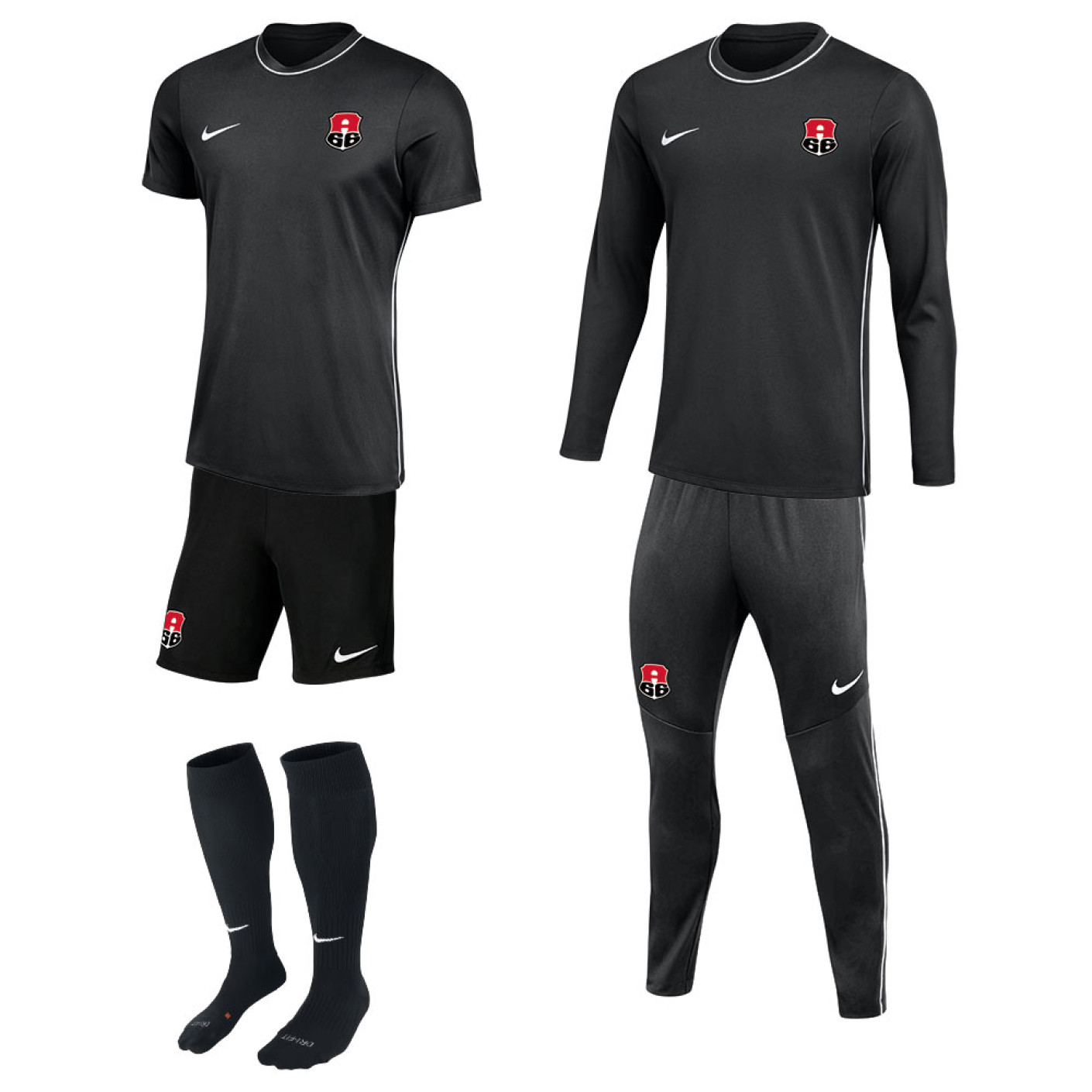 VV Alexandria  '66 Trainingsset Senior Zwart