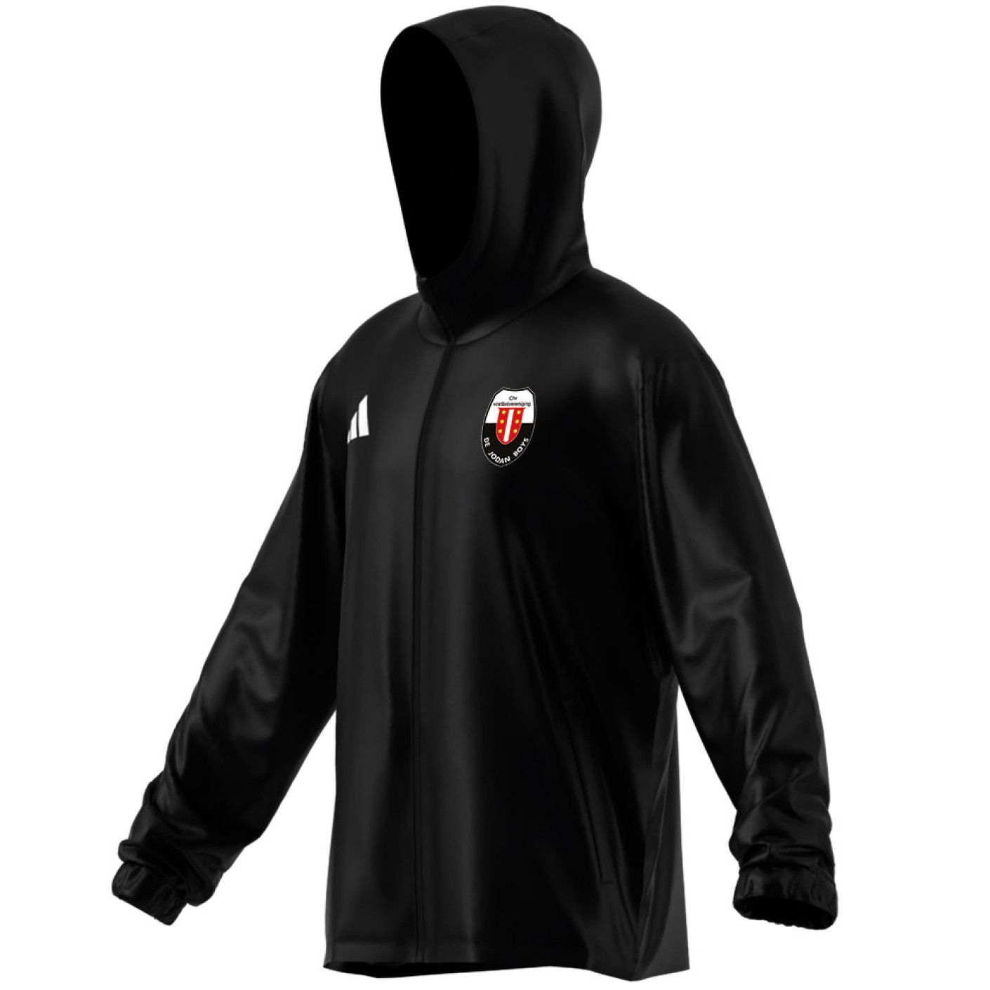 Jodan Boys Regenjas Senioren Zwart