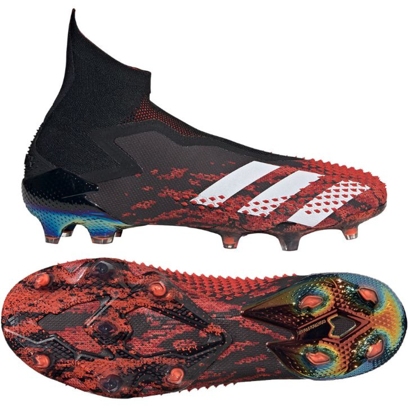 adidas PREDATOR MUTATOR 20+ Gras Voetbalschoenen (FG) Zwart Wit Rood