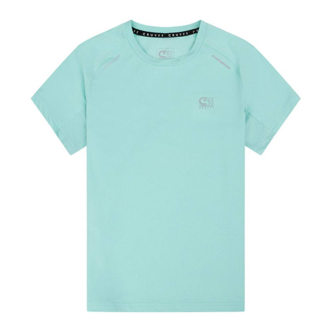 Cruyff Hydrogen T-Shirt Kids Mintgroen Zilver