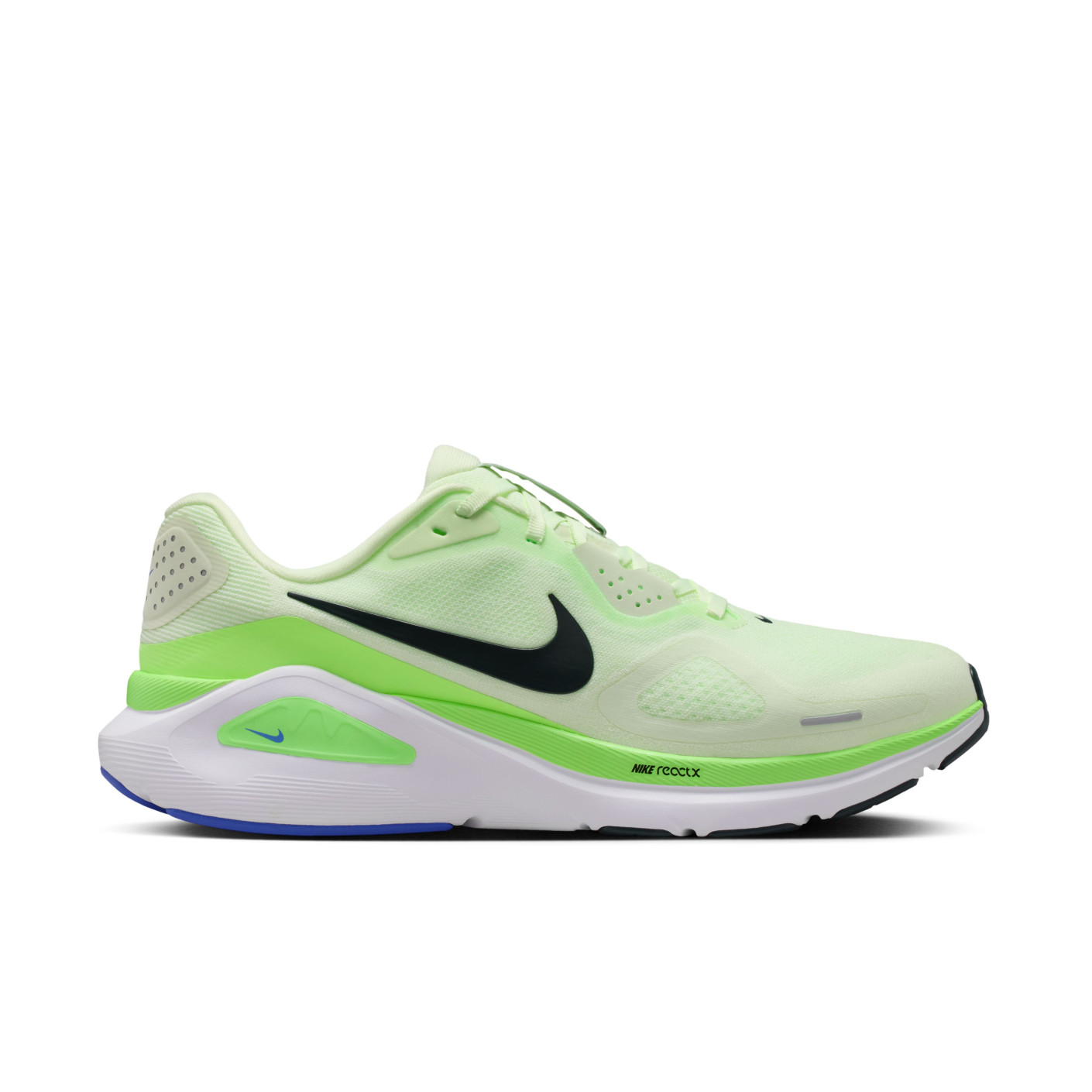 Nike Structure 26 Hardloopschoenen Lime Groen Felgroen Blauw Zwart