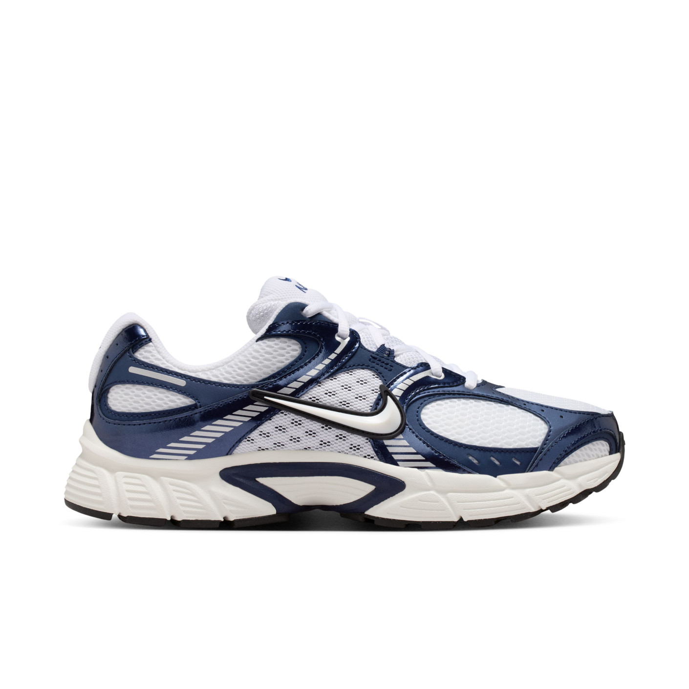 Nike V5 RNR Baskets Blanc Bleu Foncé