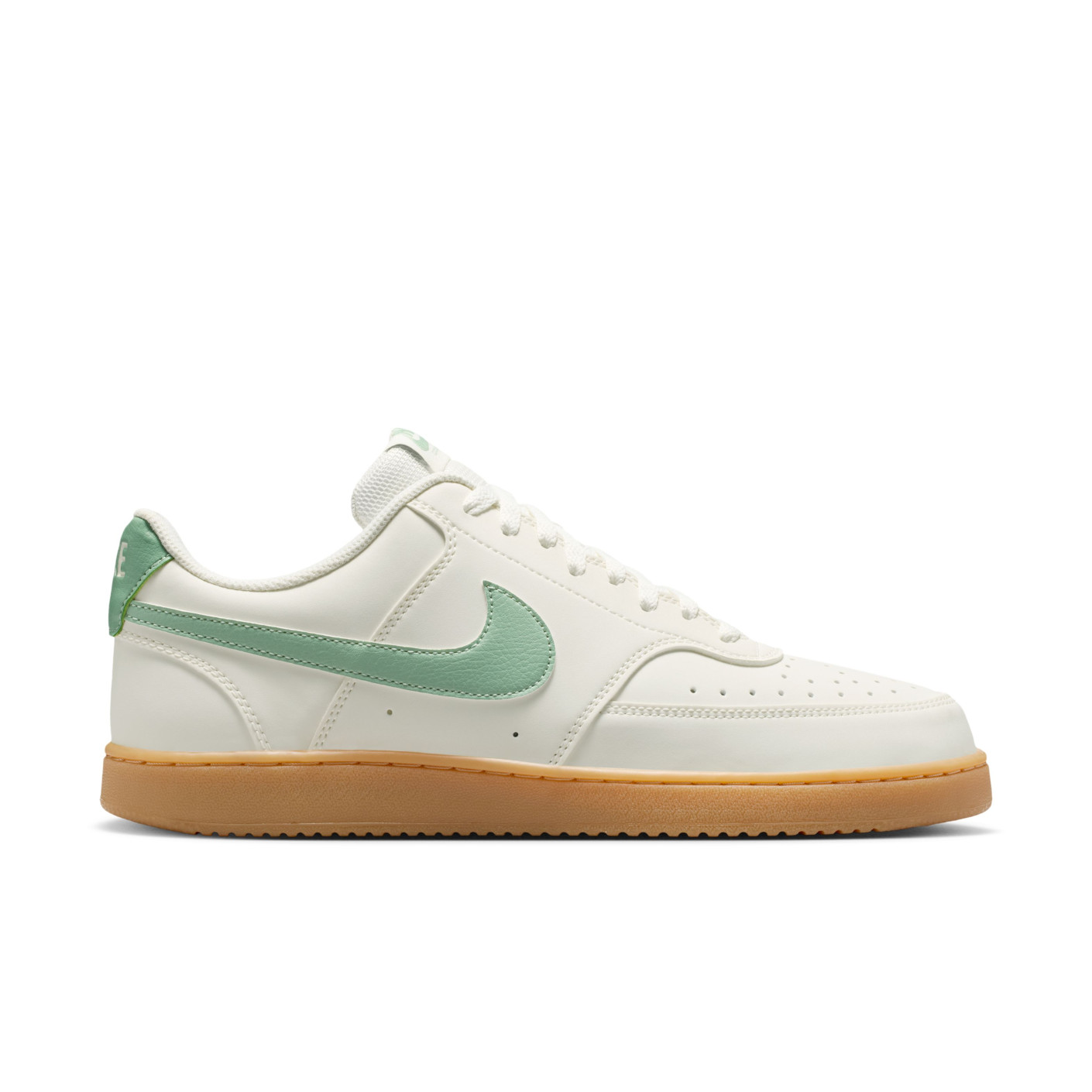 Nike Court Vision Low Sneakers Gebroken Wit Groengrijs