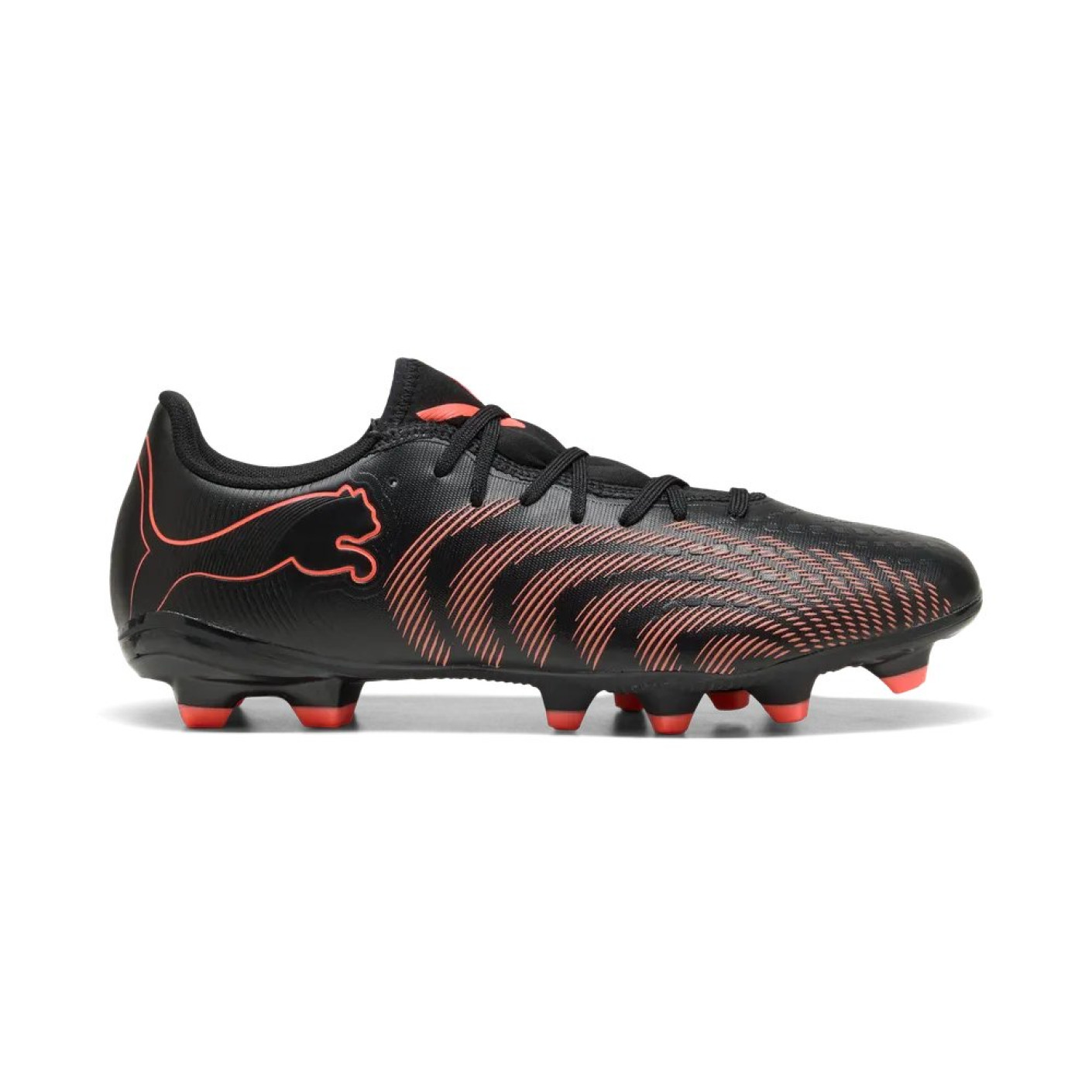 PUMA Future 9 Play Gazon Naturel / Artificiel Chaussures de Foot (MG) Noir Rouge