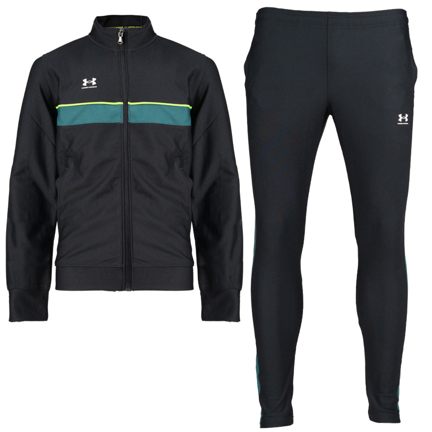 Under Armour Challenger Trainingspak Ful-Zip Kids Zwart