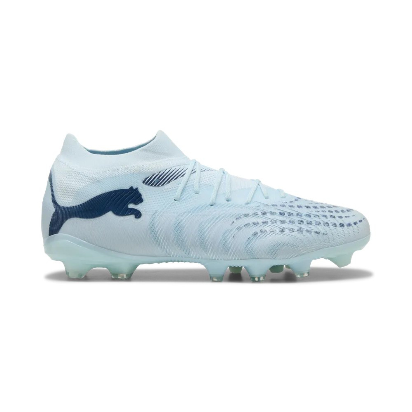 PUMA Future 9 Match Gazon Naturel Artificiel Chaussures de Foot (MG) Bleu Clair Bleu