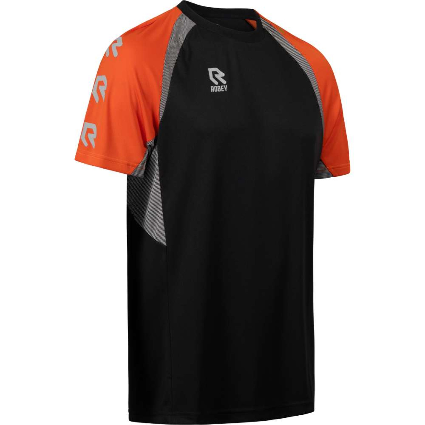 Robey Performance 2.0 Trainingsshirt Kids Zwart Oranje