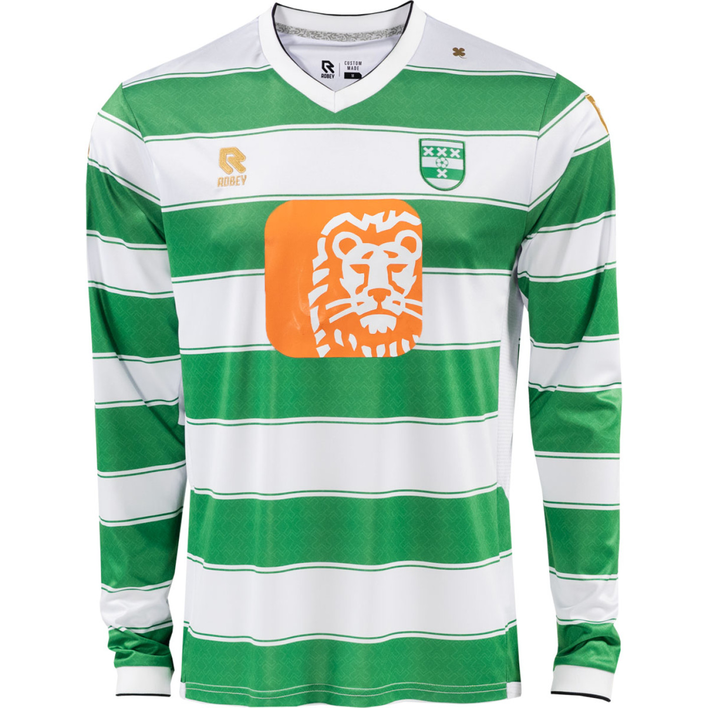 Amstelveen Heemraad Wedstrijdshirt Jeugd Dames Wit Groen