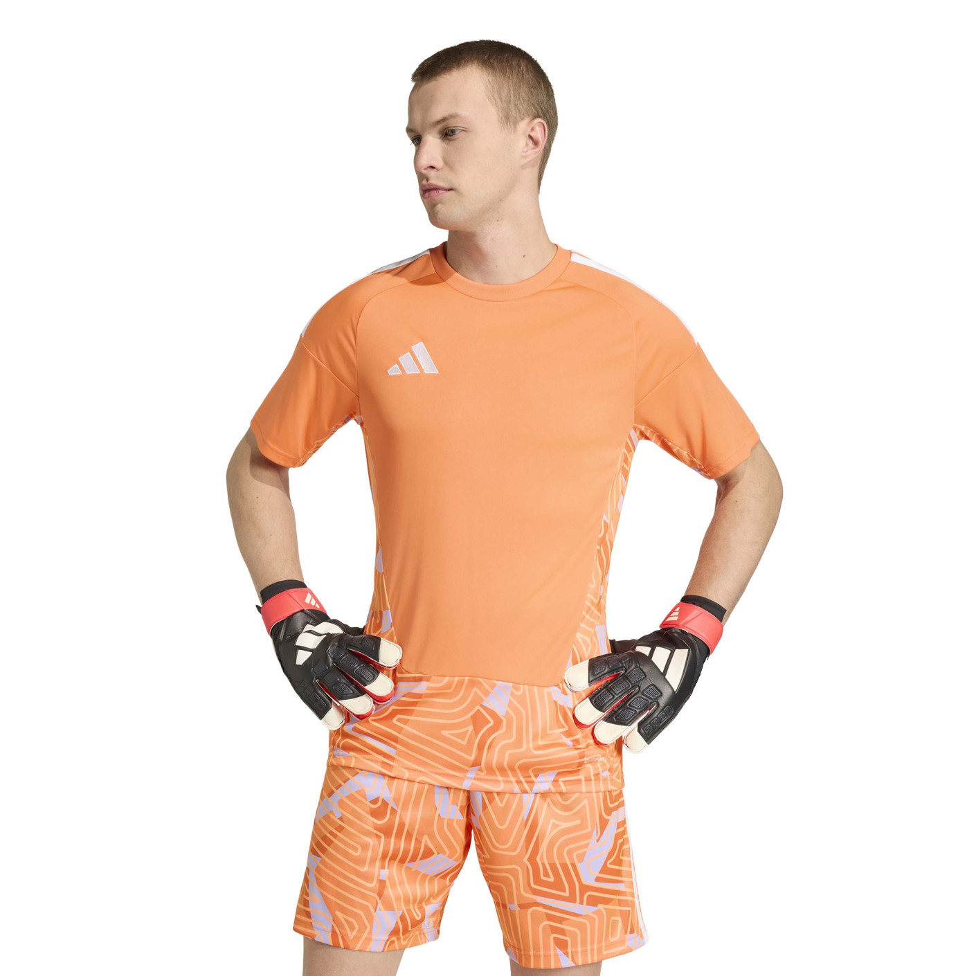 adidas Tiro 26 Competition Keepersshirt Korte Mouwen Oranje