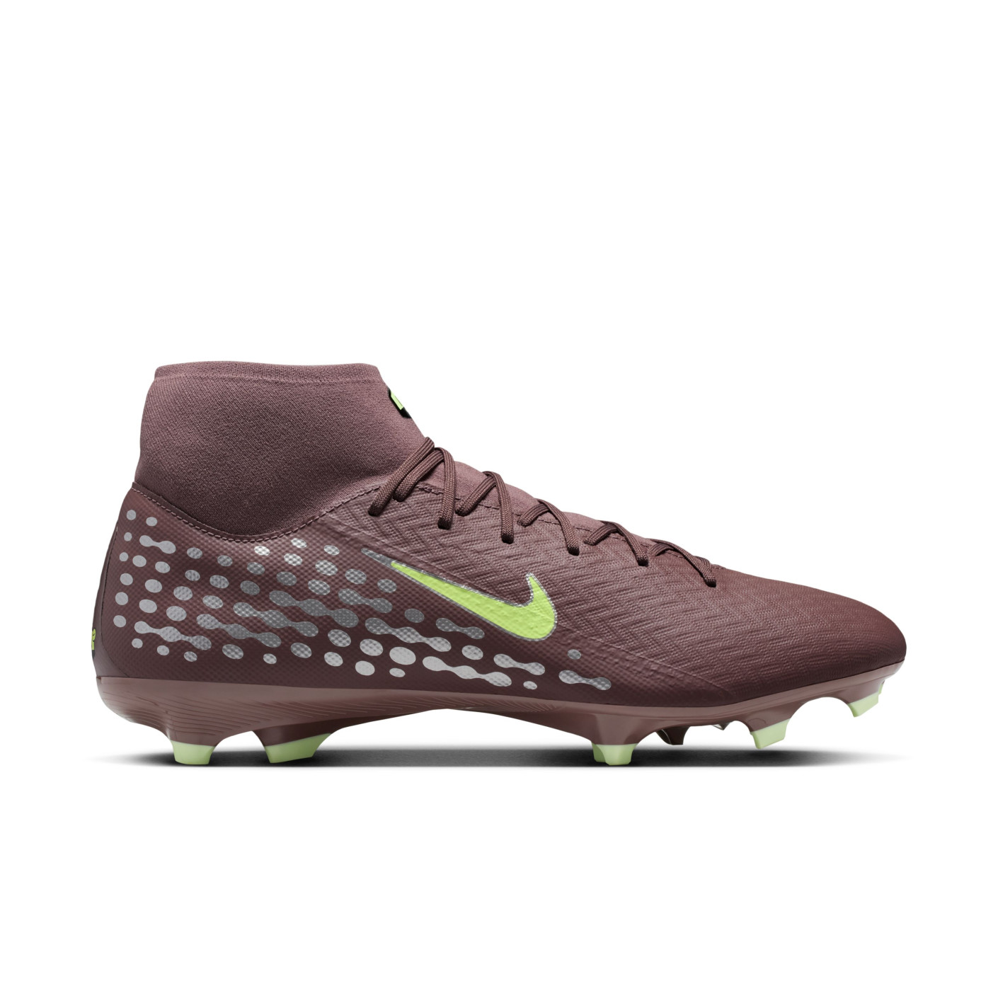 Nike Zoom Mercurial Superfly 10 Mbappé Academy Gras / Kunstgras Voetbalschoenen (MG) Bruin Neongeel Zilver