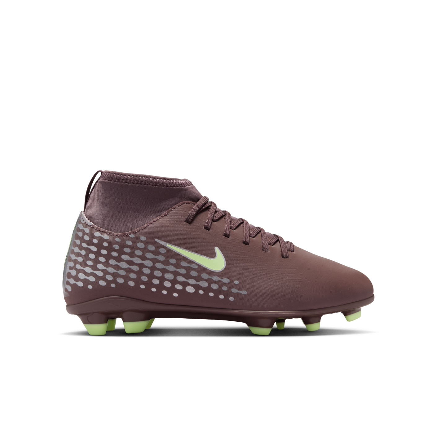 Nike Mercurial Superfly 10 Club Mbappé Gazon Naturel Gazon Artificiel Chaussures de Foot (MG) Enfants Brun Néon Jaune Argenté