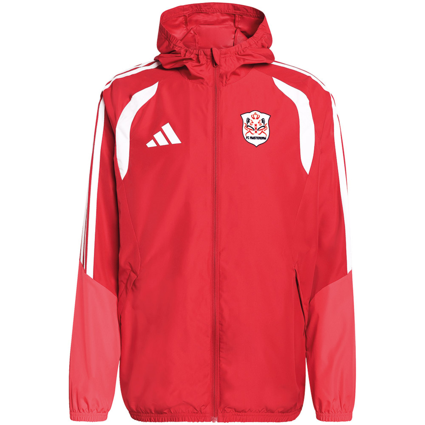 FC Amsterdam Regenjas Kids Rood