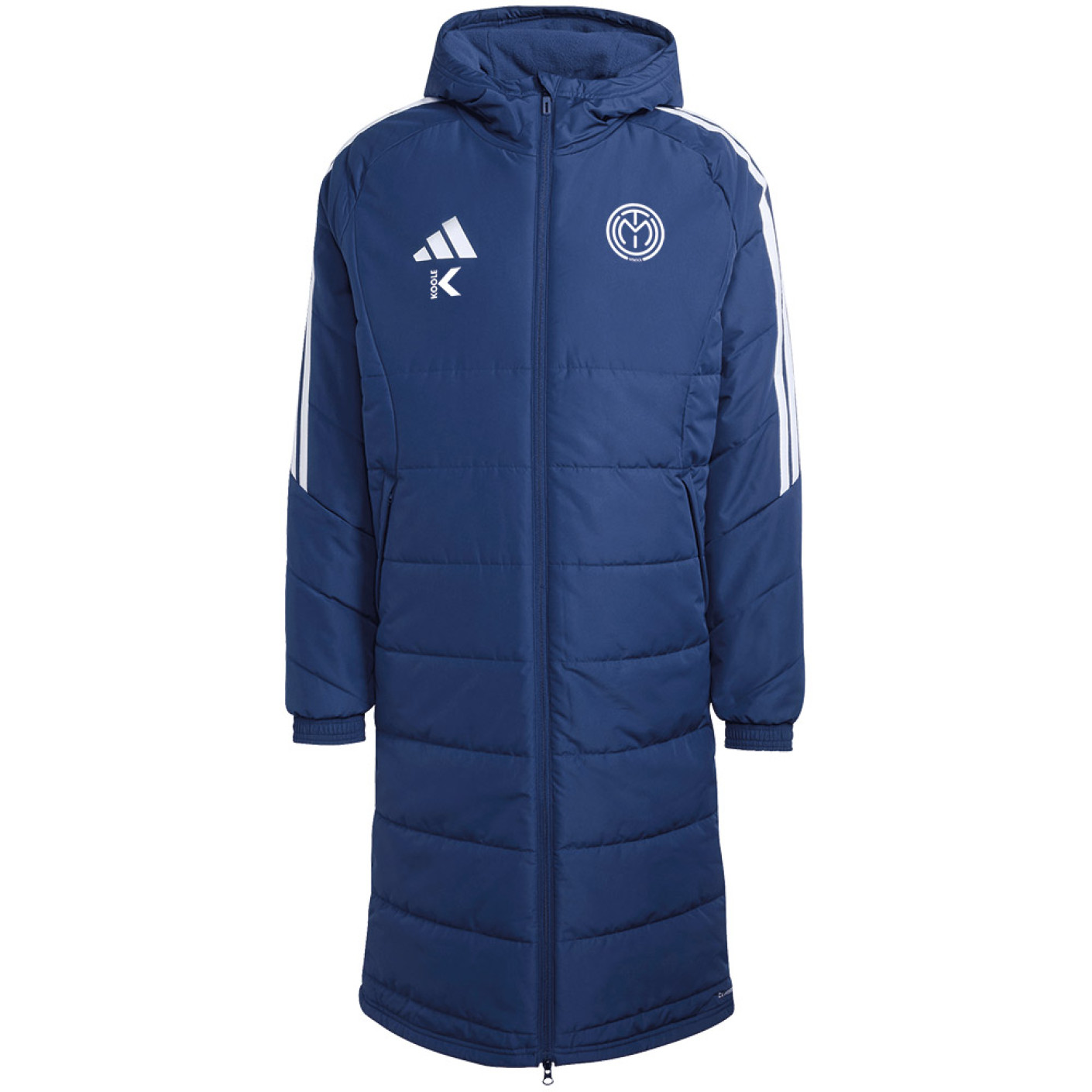 TOM Training & Coaching Winterjas Lang Senior Donkerblauw