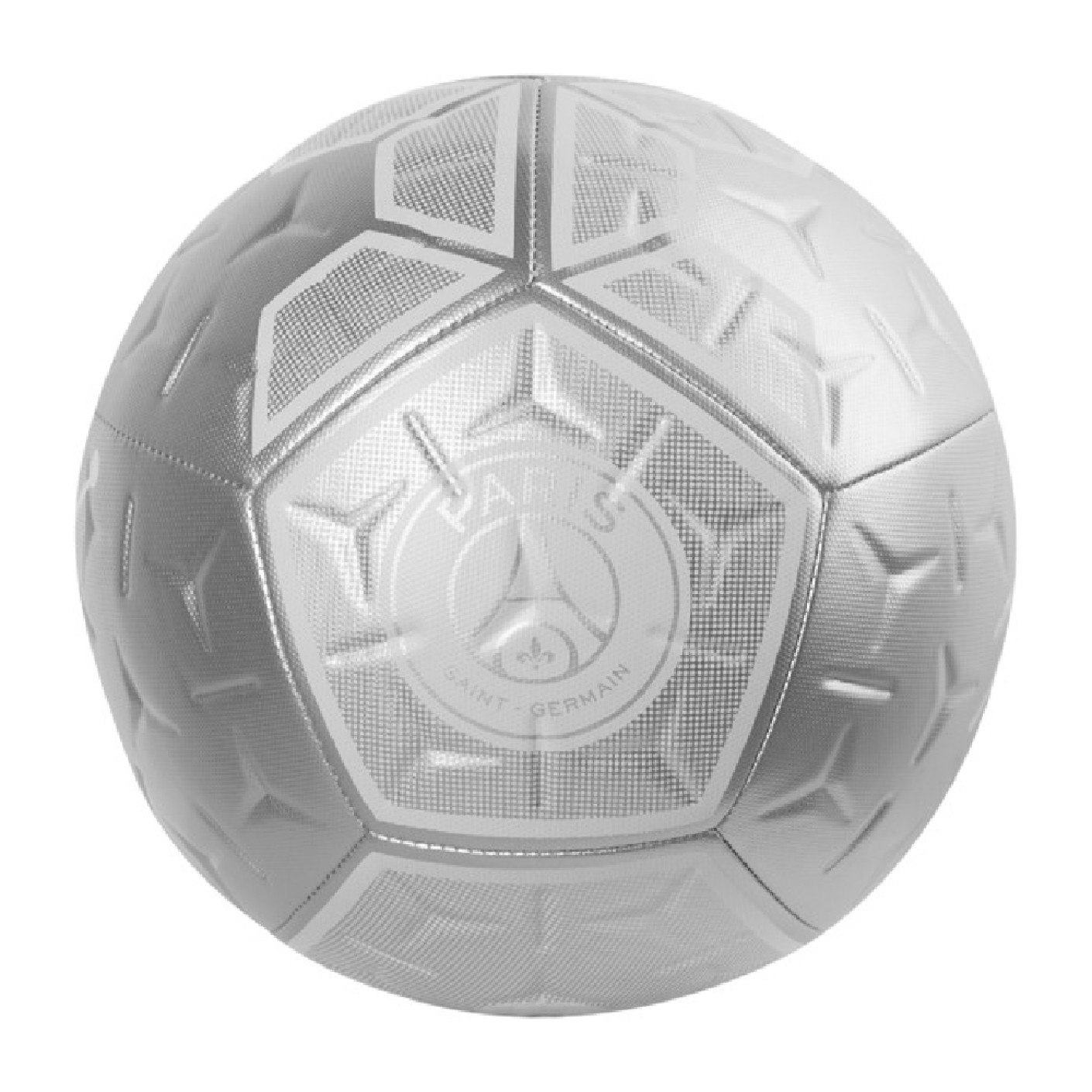 Nike Paris Saint-Germain x Jordan Academy Ballon de Foot Taille 5 Argenté Gris