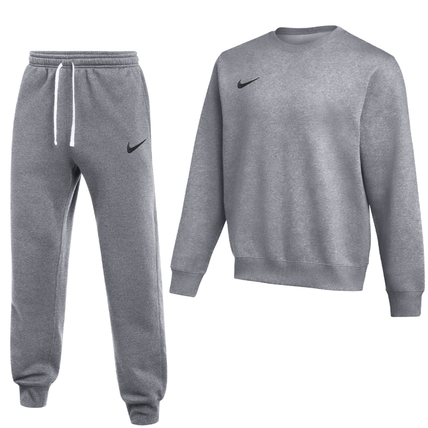 Combinaison de jogging Nike Park 26 Fleece Crew gris noir
