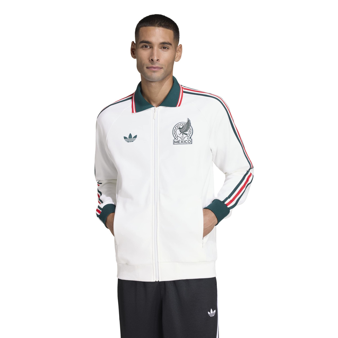 adidas Mexico Originals Anthem Trainingsjack Wit Groen Rood