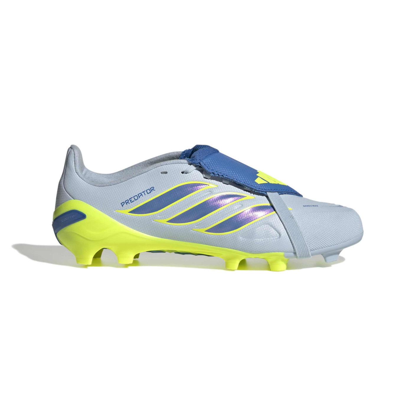 adidas Predator League FT Gras Voetbalschoenen (FG) Kids Lichtblauw Blauw Geel