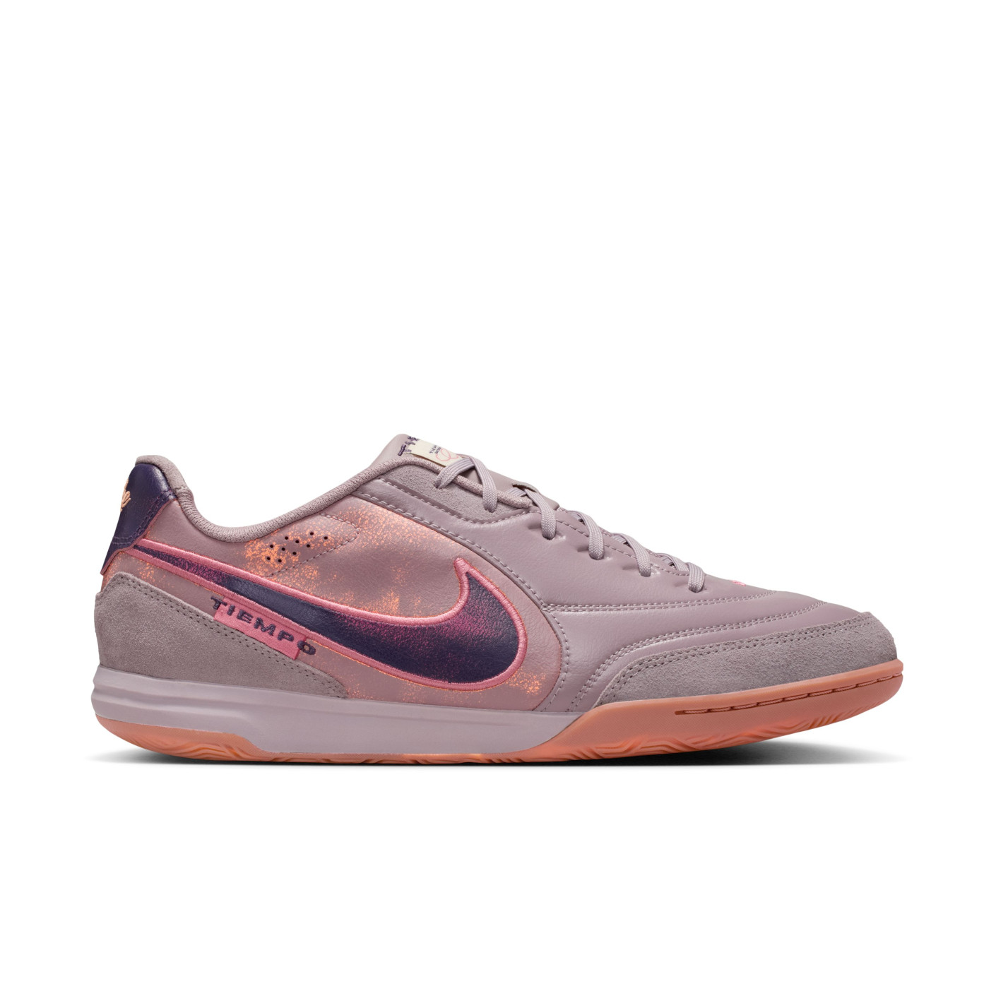 Nike Tiempo Streetgato Straatvoetbalschoenen Lichtpaars Paars Roze