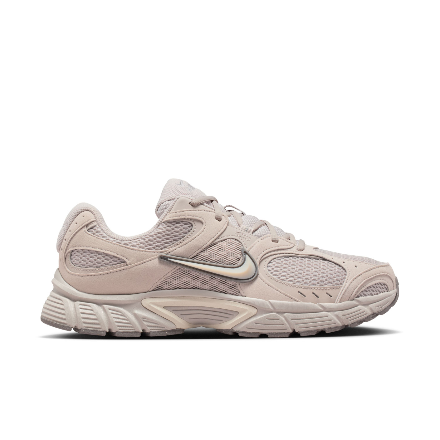 Nike V5 RNR Baskets Brun Clair Gris Gris Argenté