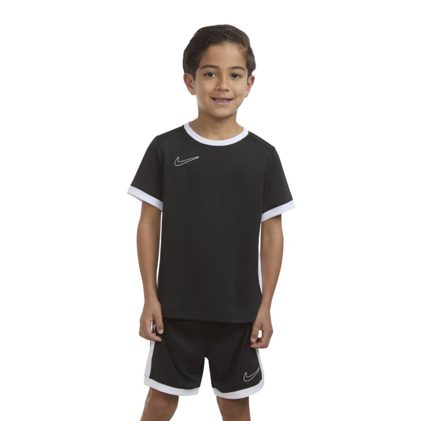 Kit d'entraînement Nike Academy pour enfants d'âge préscolaire noir et blanc