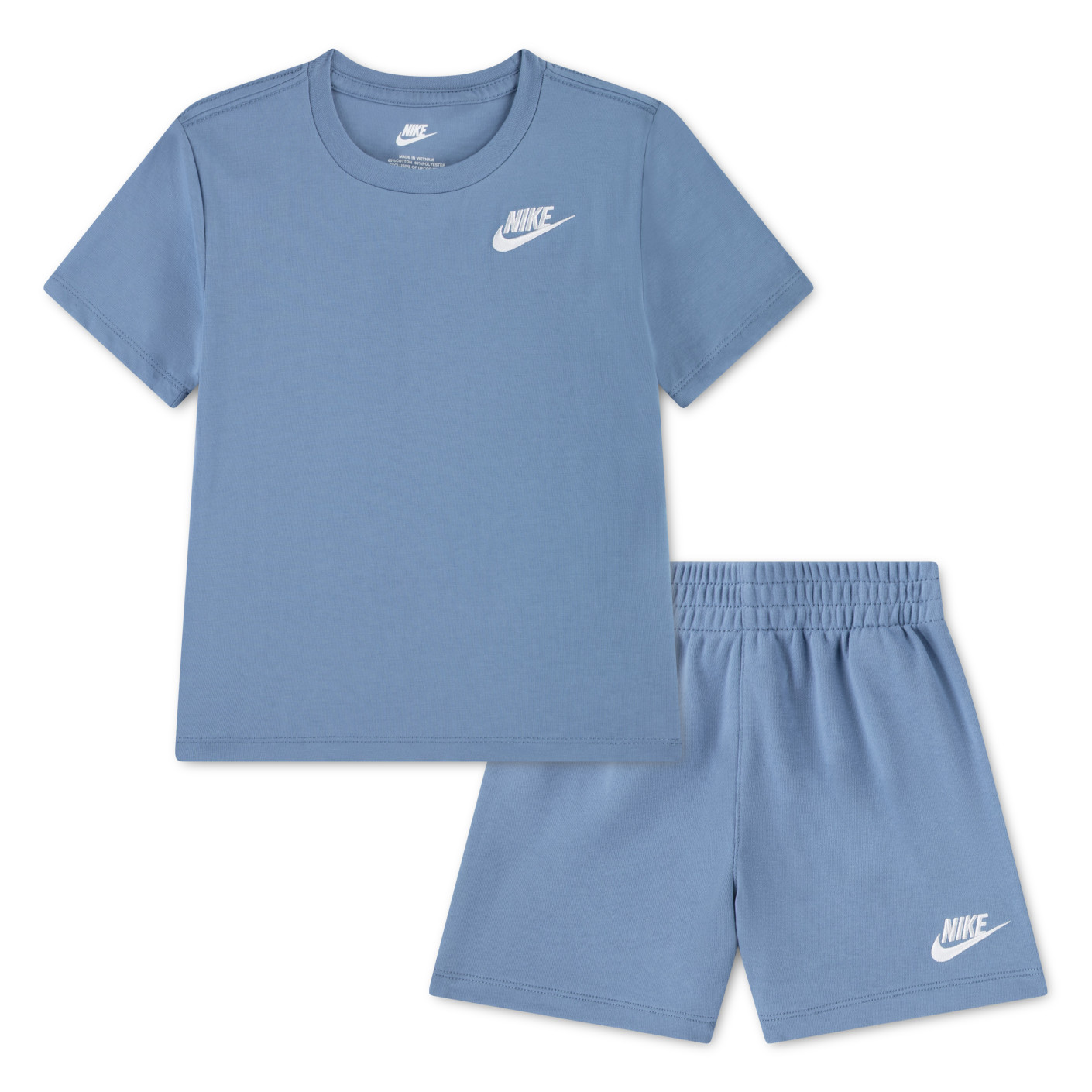 Ensemble d'été Nike Club pour enfants d'âge préscolaire bleu blanc