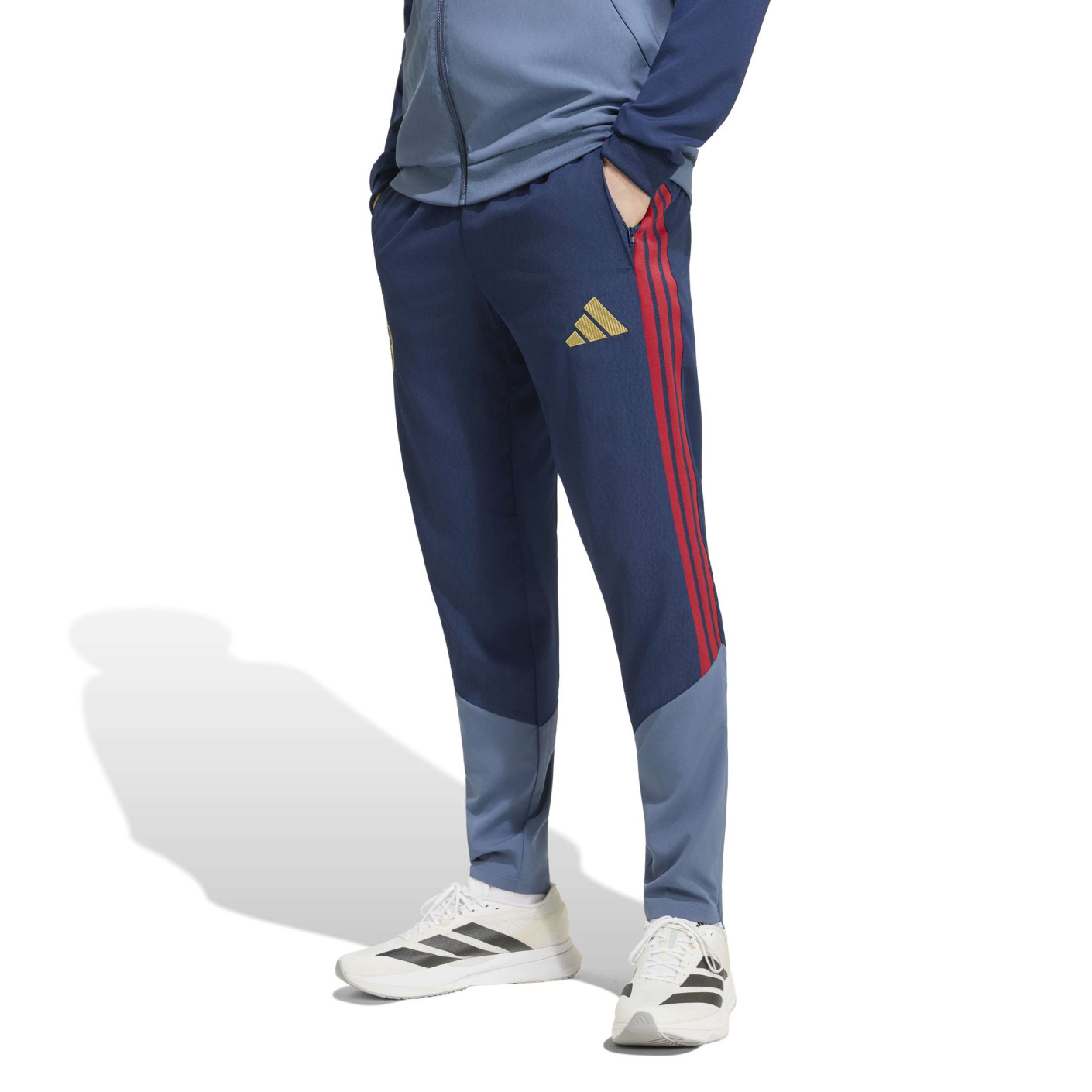 adidas Bayern München Presentatie Trainingsbroek 2026-2027 Donkerblauw Rood Goud