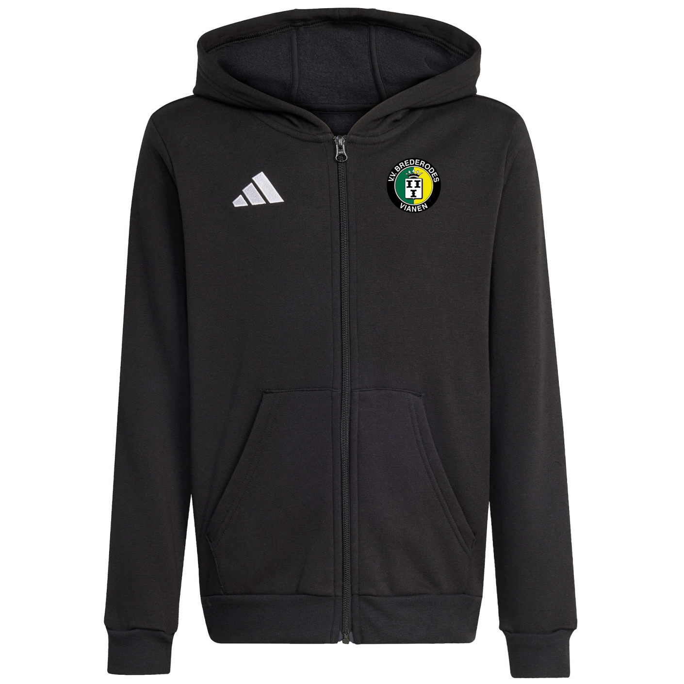 VV Brederodes Full Zip Hoody Junior Zwart