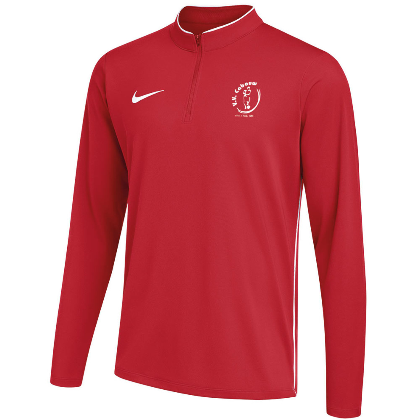 VV Cabauw 1/4 Zip Senior Rood