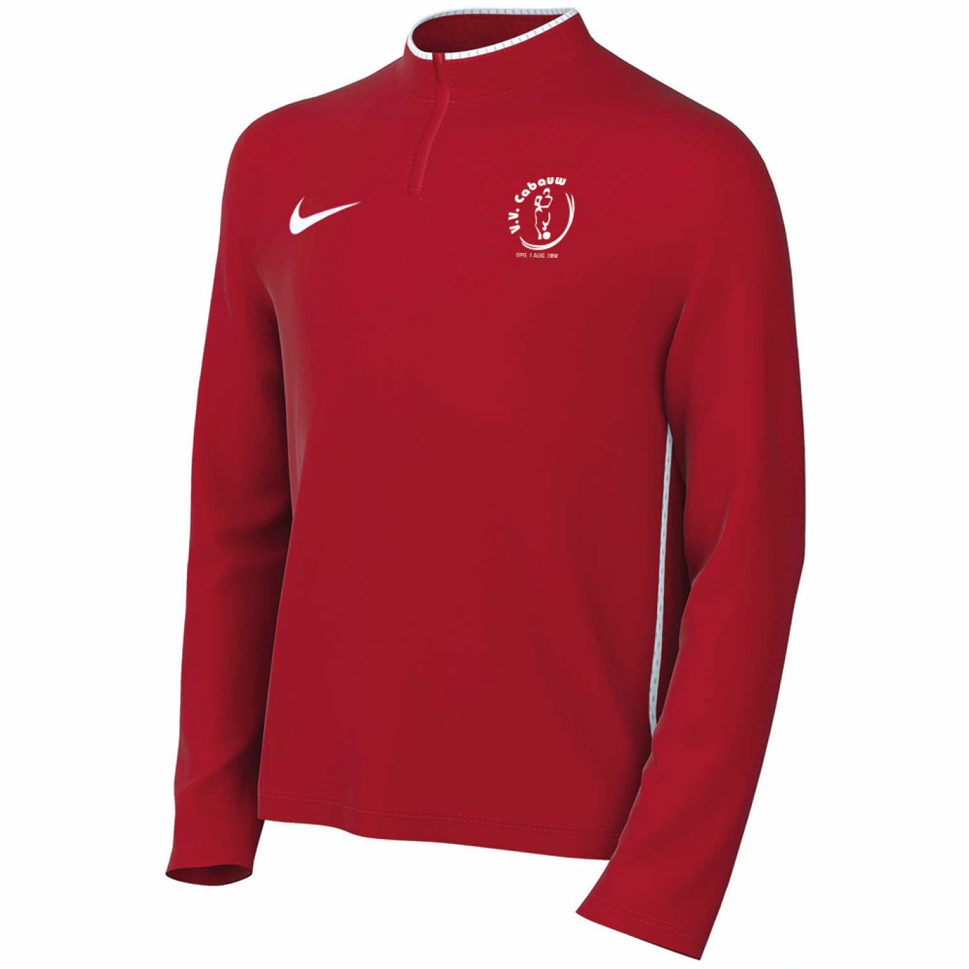 VV Cabauw 1/4 Zip Junior Rood