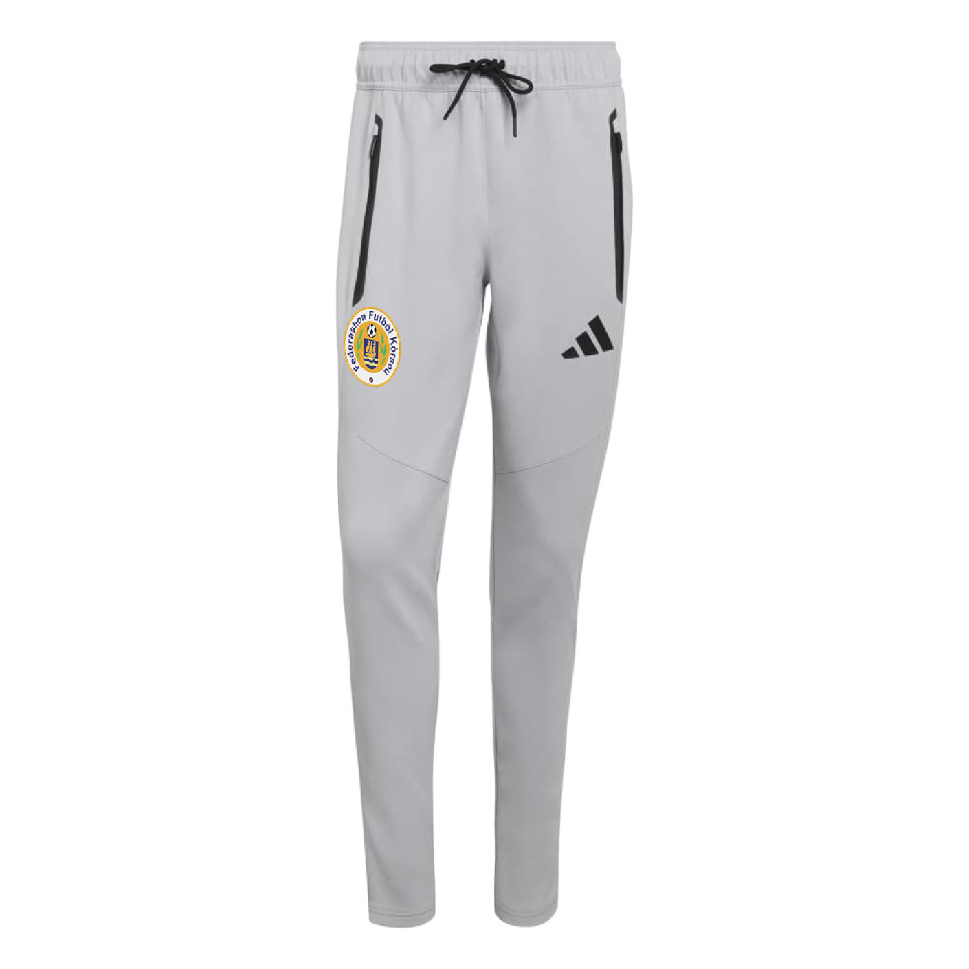 adidas FFK Curaçao Tiro Travel Joggingbroek 2026-2028 Grijs