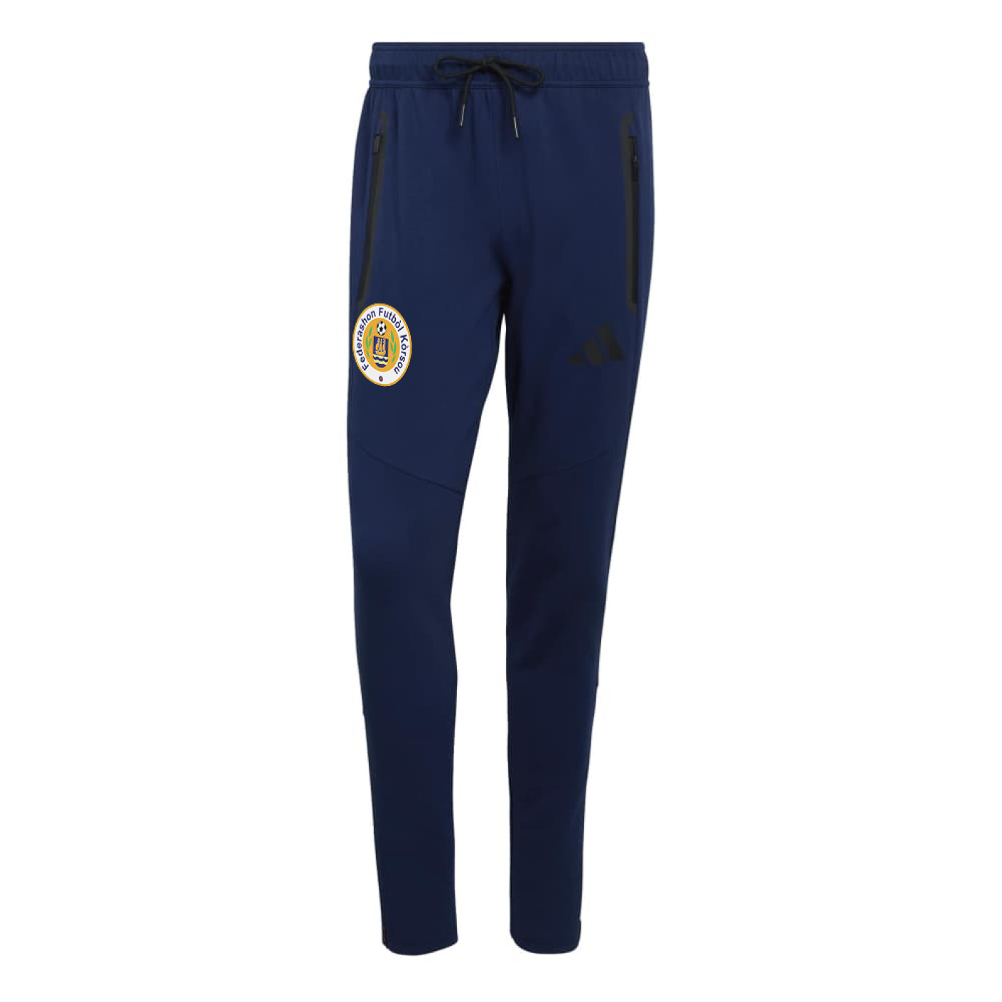 Pantalon de jogging adidas FFK Curaçao Tiro Travel 2026-2028 bleu foncé