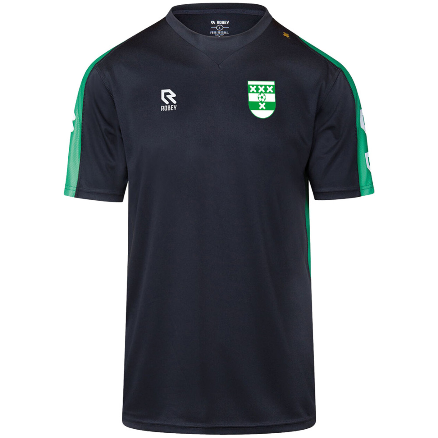 Amstelveen Heemraad Trainingsshirt Zwart Groen