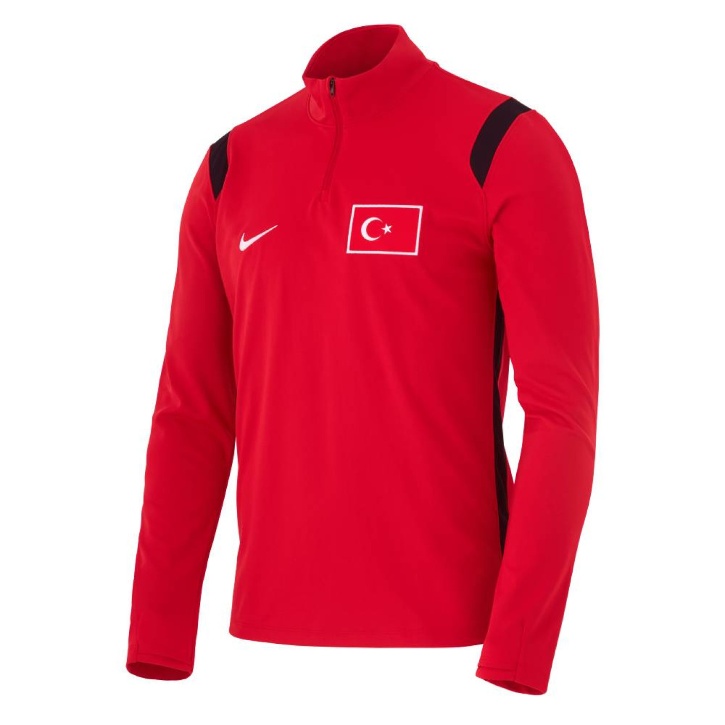 Haut d'entraînement Nike Turkey Academy Pro 1/4-Zip 2026-2028 rouge noir