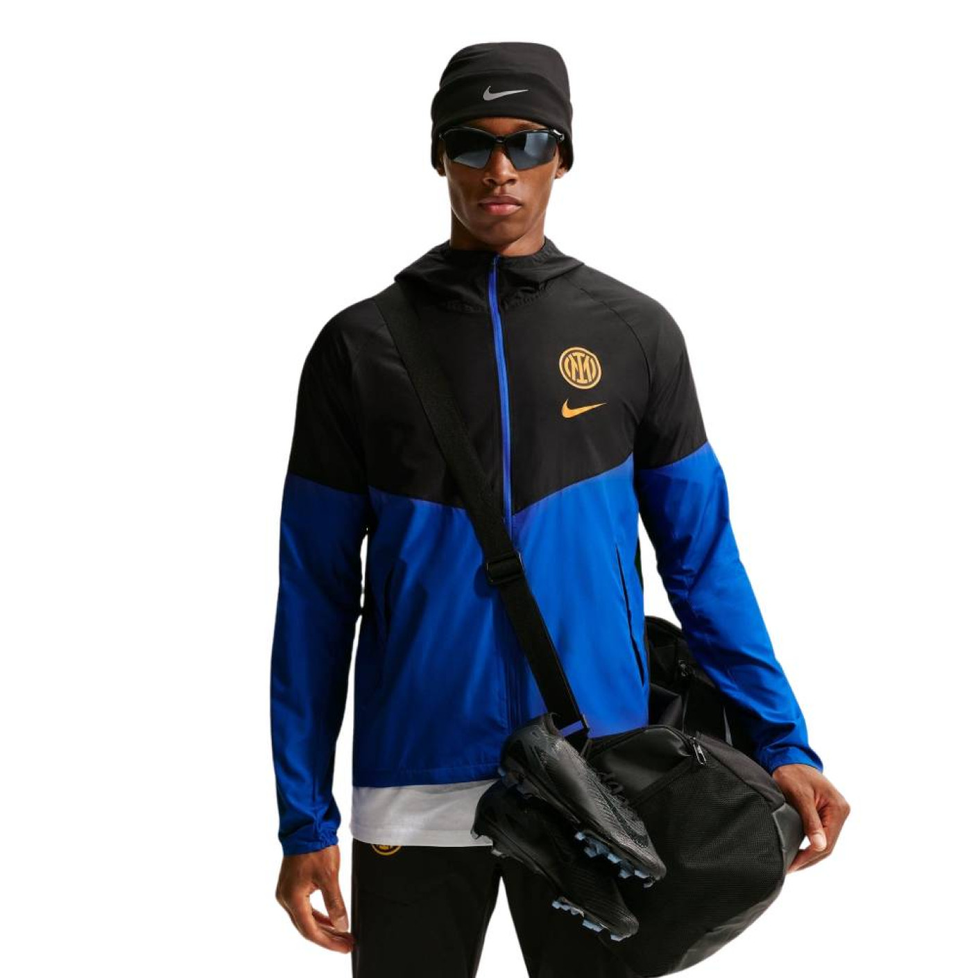 Veste d'entraînement Nike Inter Milan City Side 2026-2027 noir bleu foncé jaune doré