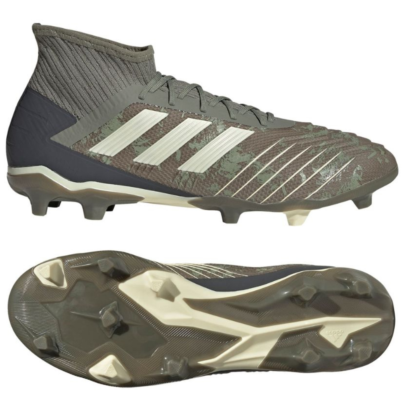 adidas PREDATOR 19.2 Gras Voetbalschoenen FG Groen Beige Geel