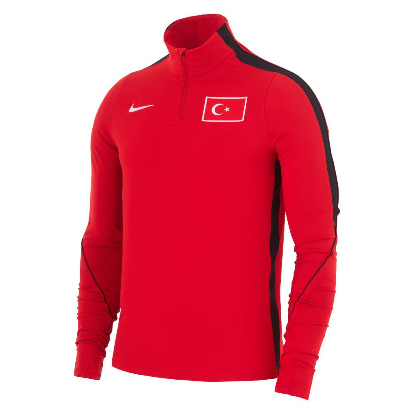 Pull Haut d'Entraînement Nike Turkey Strike 1/4-Zip 2026-2028 Rouge Noir