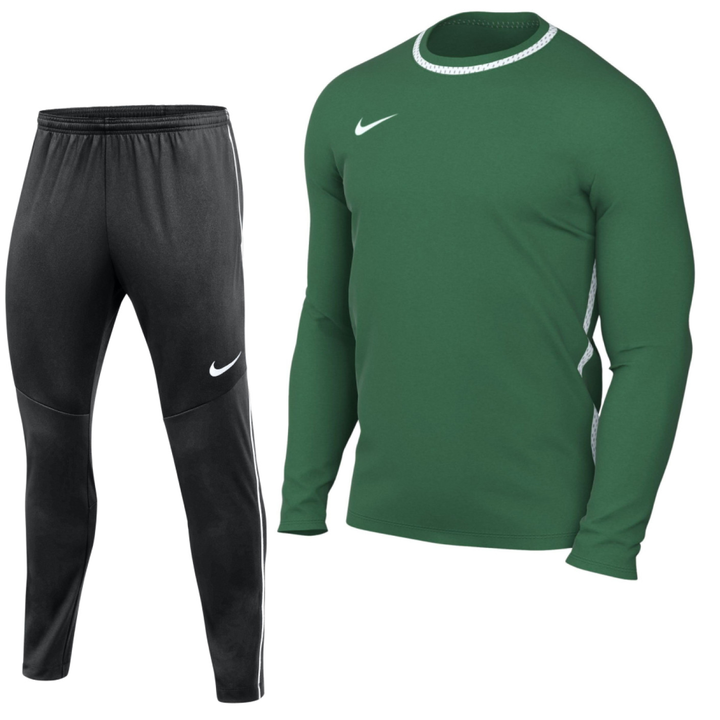 Survêtement Nike Dri-FIT Park 26 pour Enfants Vert Foncé Noir