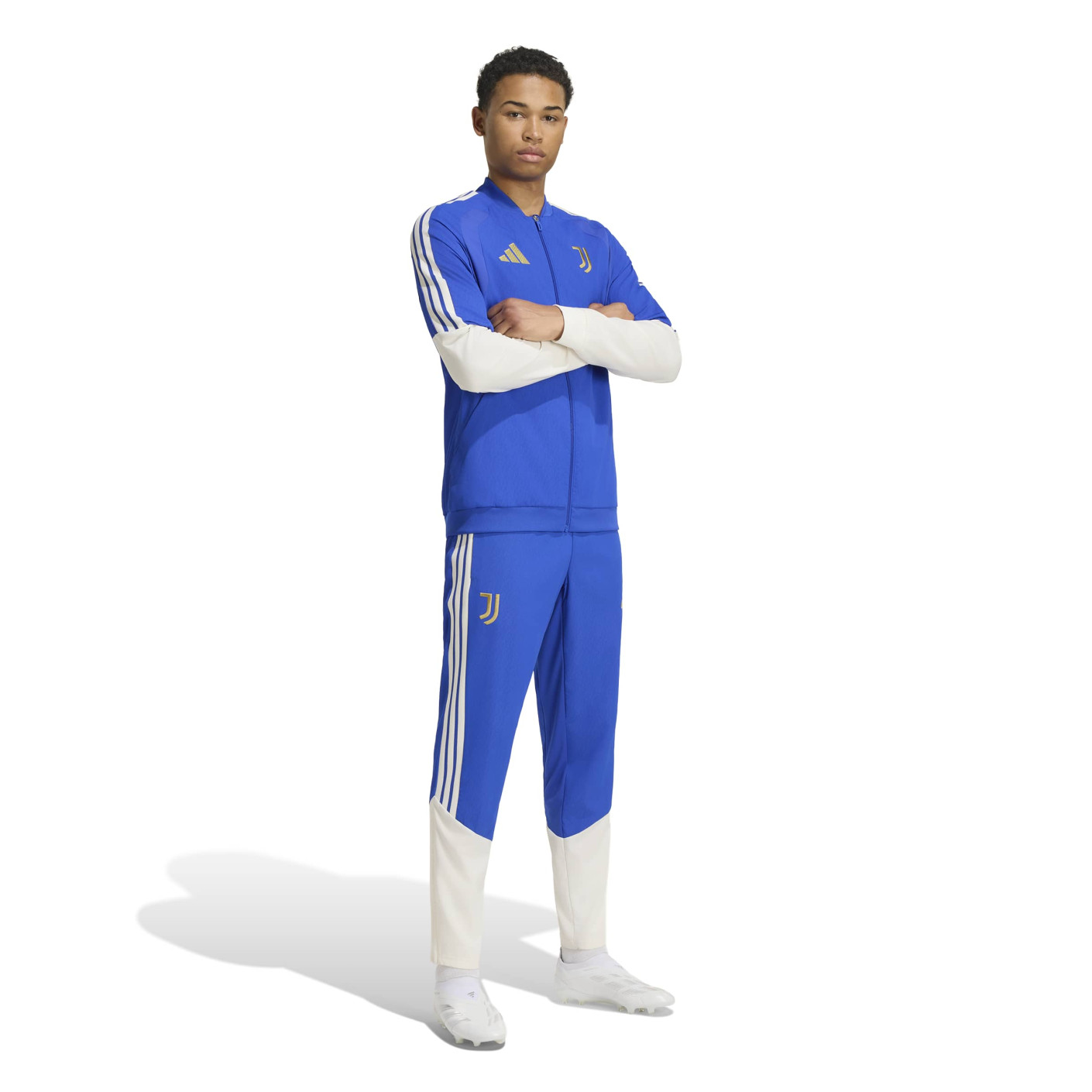 Survêtement de présentation adidas Juventus 2026-2027 bleu blanc or