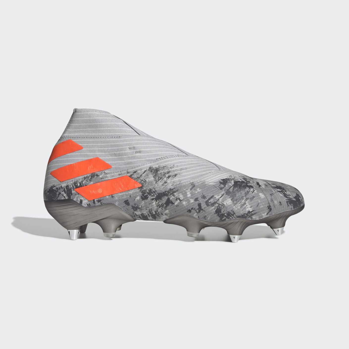 adidas NEMEZIZ 19 SG Voetbalschoenen Grijs Oranje Voetbalshop.be