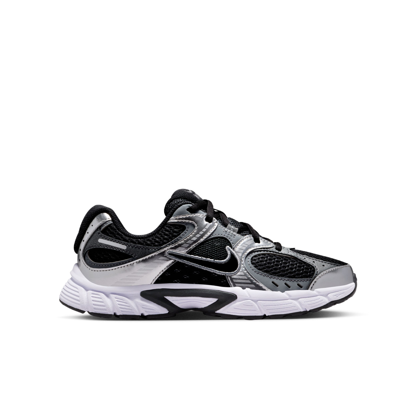 Nike V5 RNR Baskets Enfants Noir Anthracite Metallic Silver