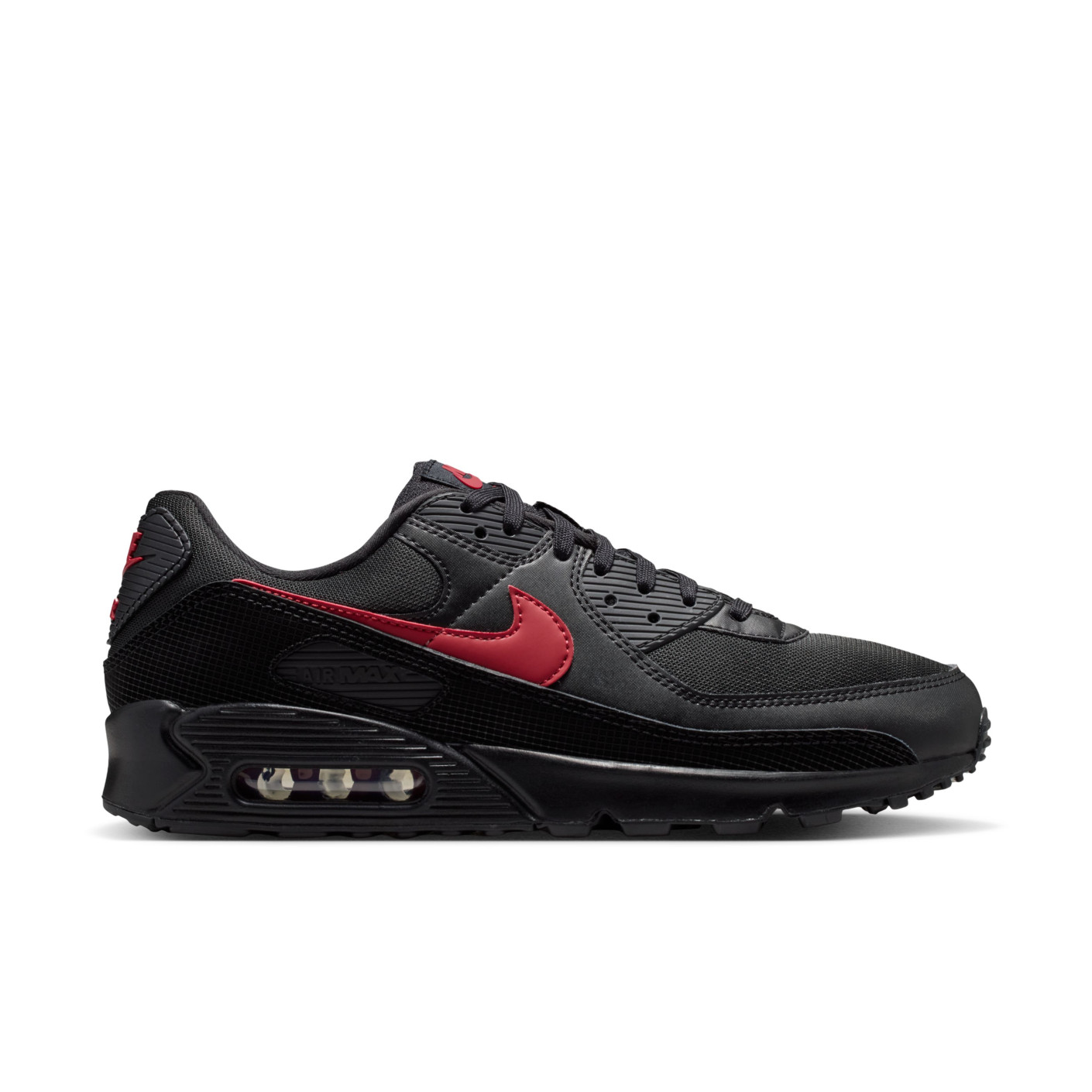 Nike Air Max 90 Baskets Noir Tough Red