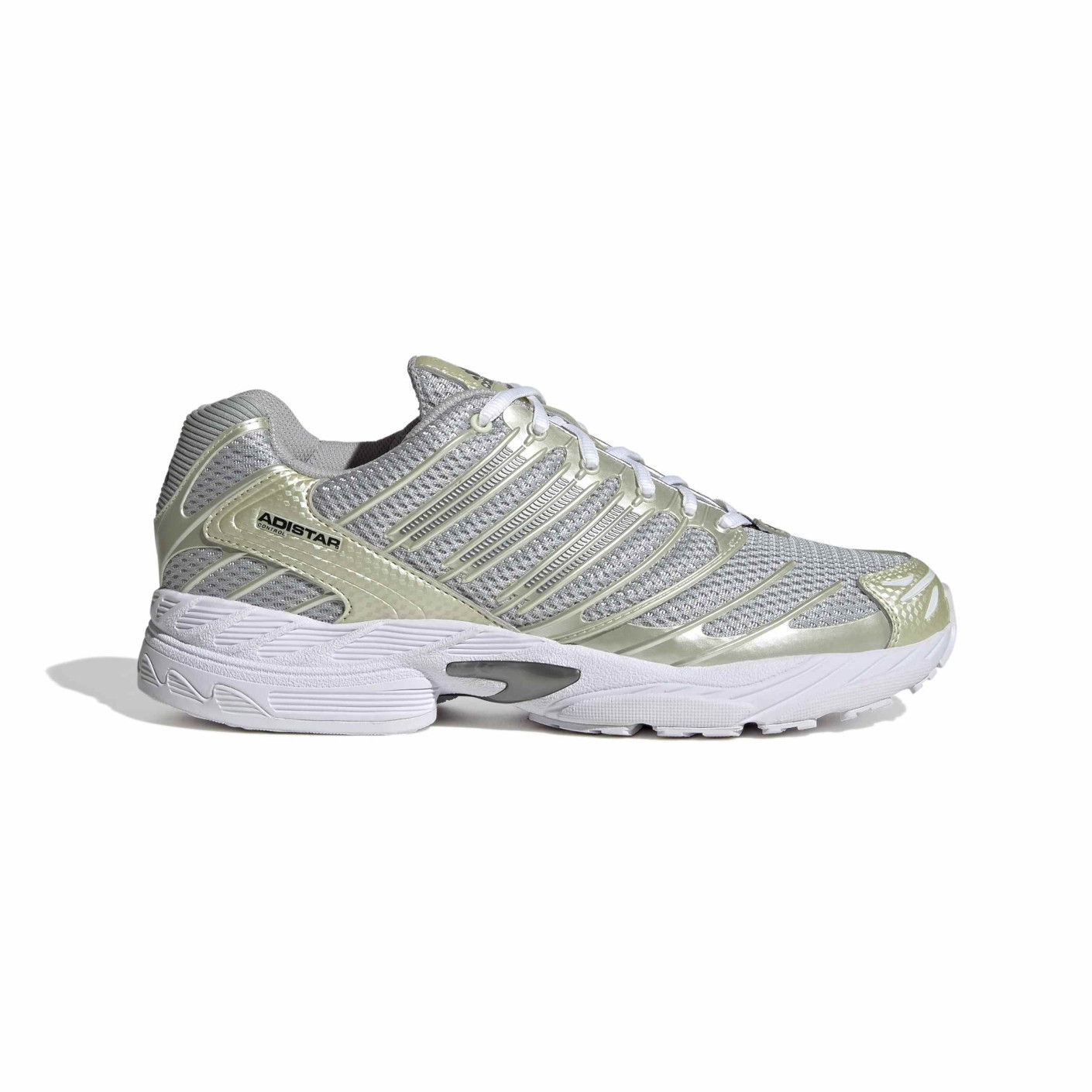 adidas Adistar Control 3 Baskets Gris Argenté Blanc Aluminium