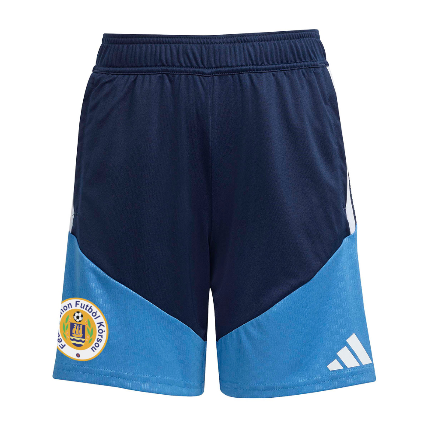 Pantalons d'entraînement adidas FFK Curaçao 2026-2028 pour Enfants, bleu foncé